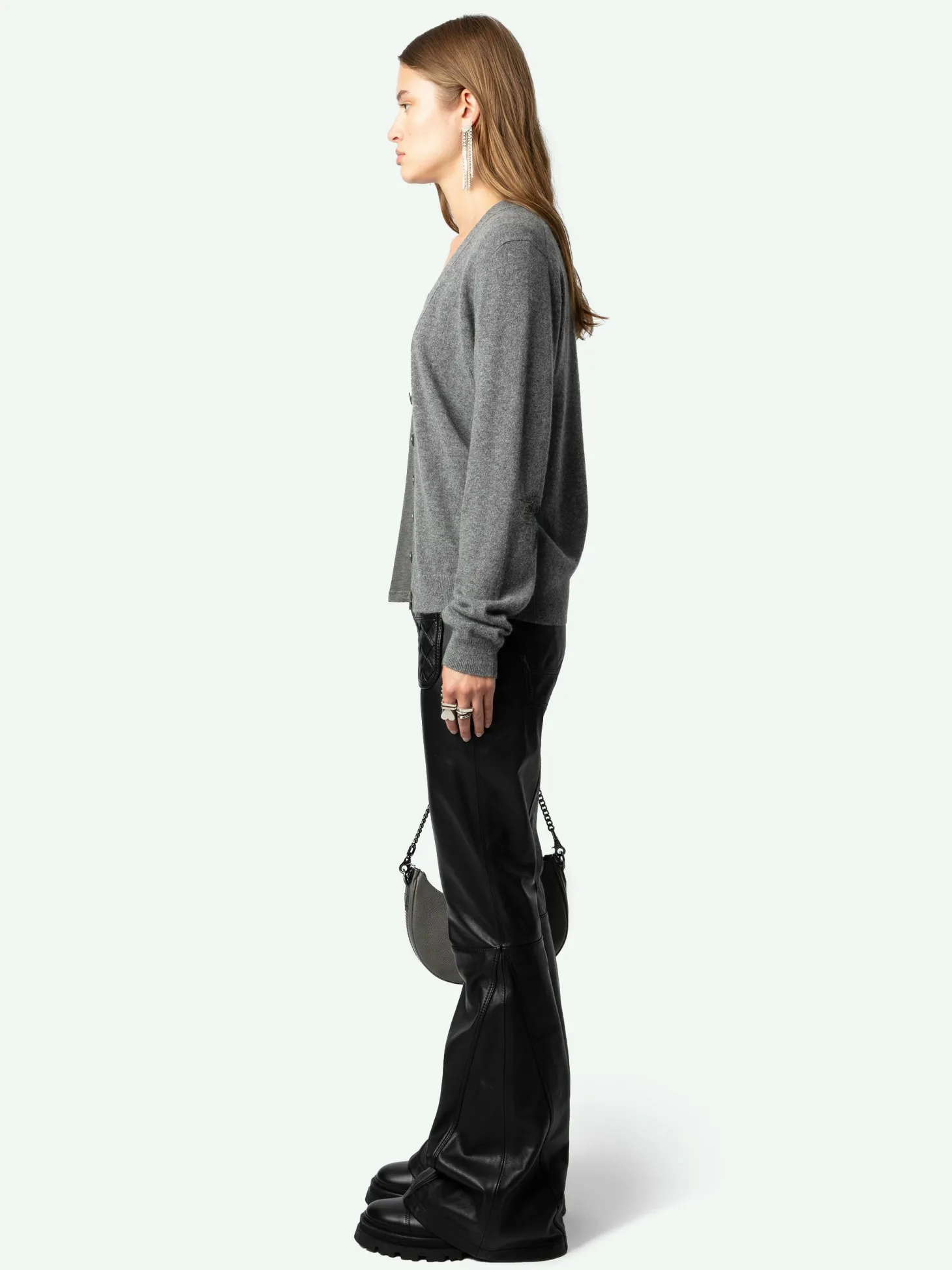 Best Sale Zadig & Voltaire Jemmy Patch Cashmere CardiganNEW Grischine