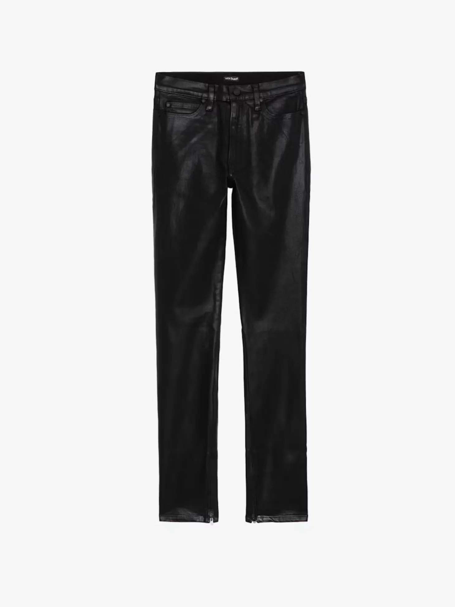 Fashion Zadig & Voltaire Jett Skinny JeansNEW Blackcoated