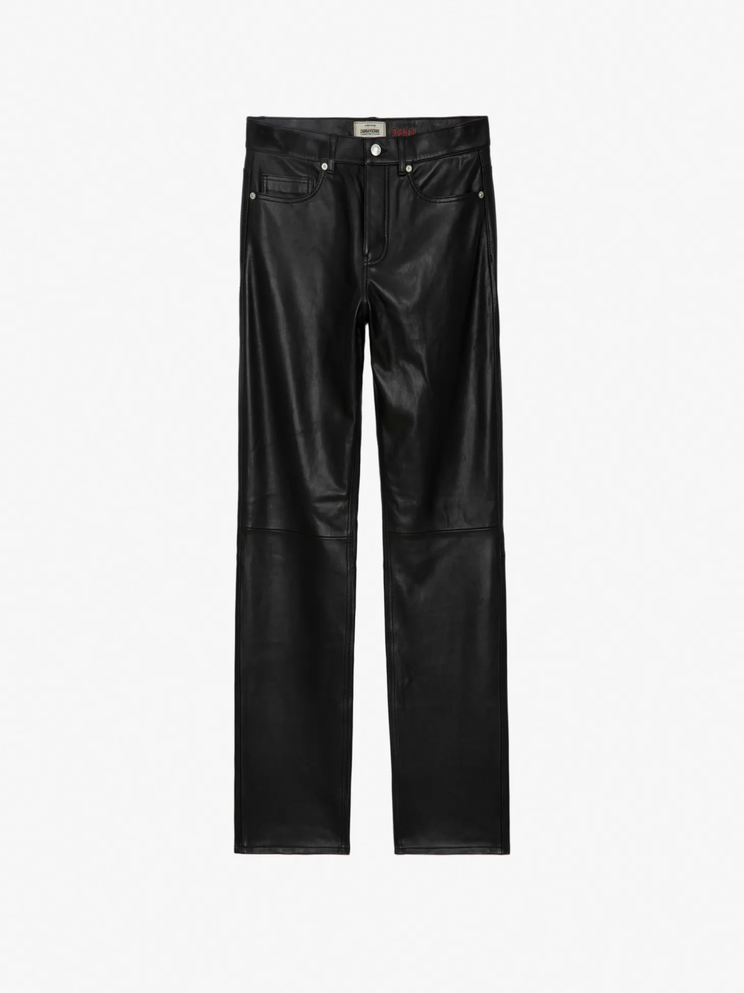 Best Zadig & Voltaire John Leather Pants Black