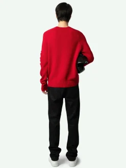 Hot Zadig & Voltaire Jordan Arrow Sweater Cerise