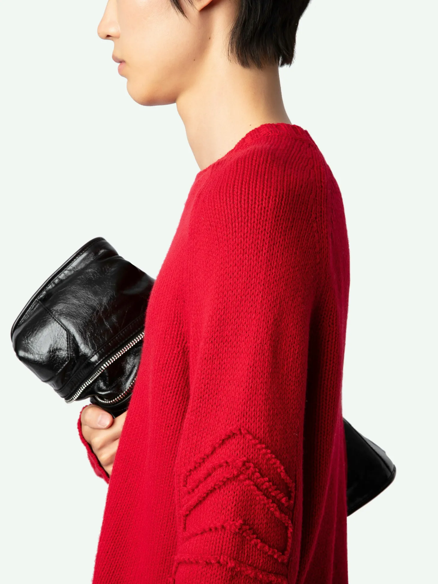 Hot Zadig & Voltaire Jordan Arrow Sweater Cerise