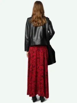 Cheap Zadig & Voltaire Joyo SkirtNEW Crimson