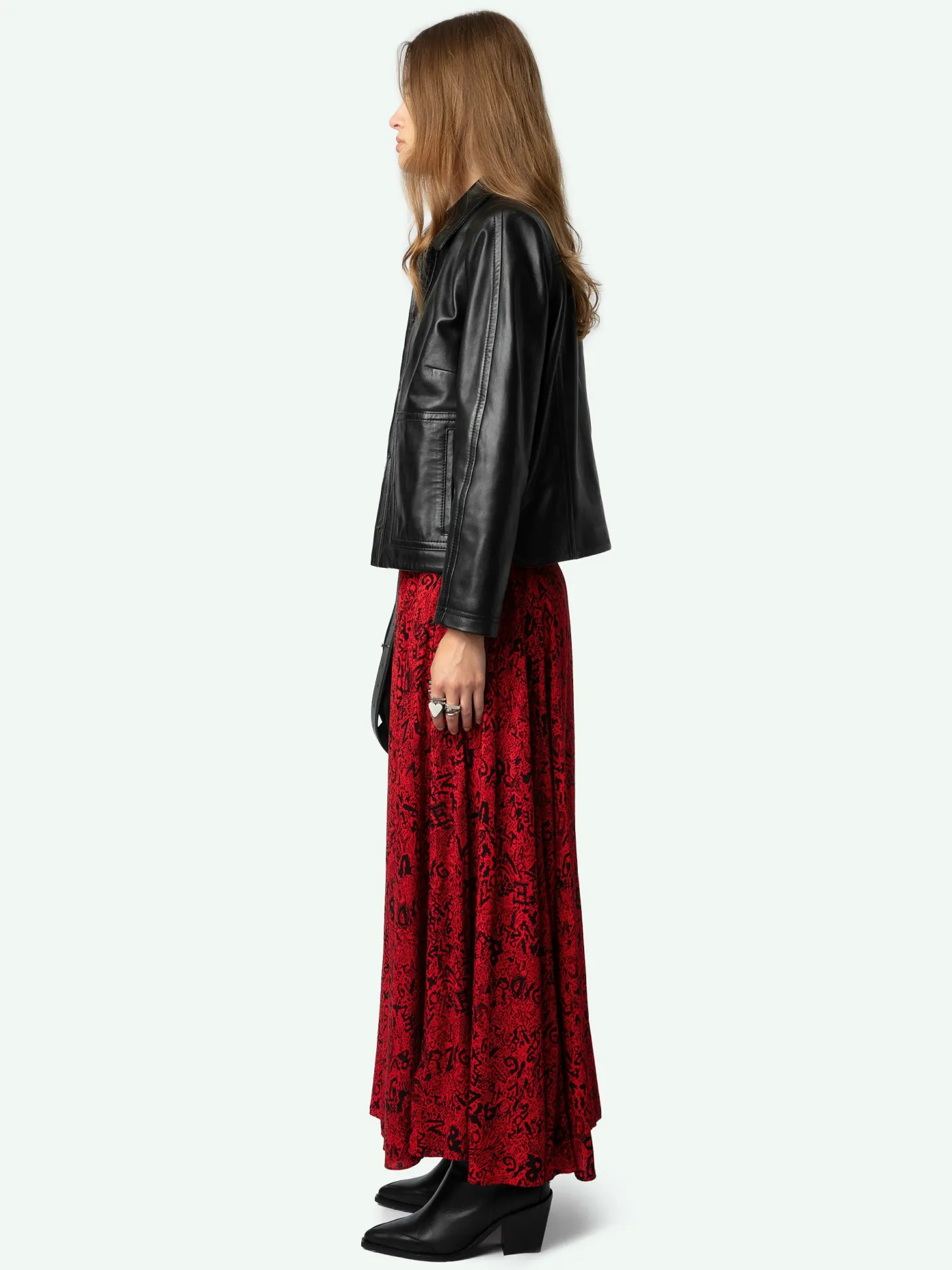 Cheap Zadig & Voltaire Joyo SkirtNEW Crimson