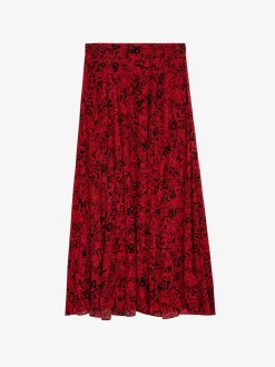 Cheap Zadig & Voltaire Joyo SkirtNEW Crimson