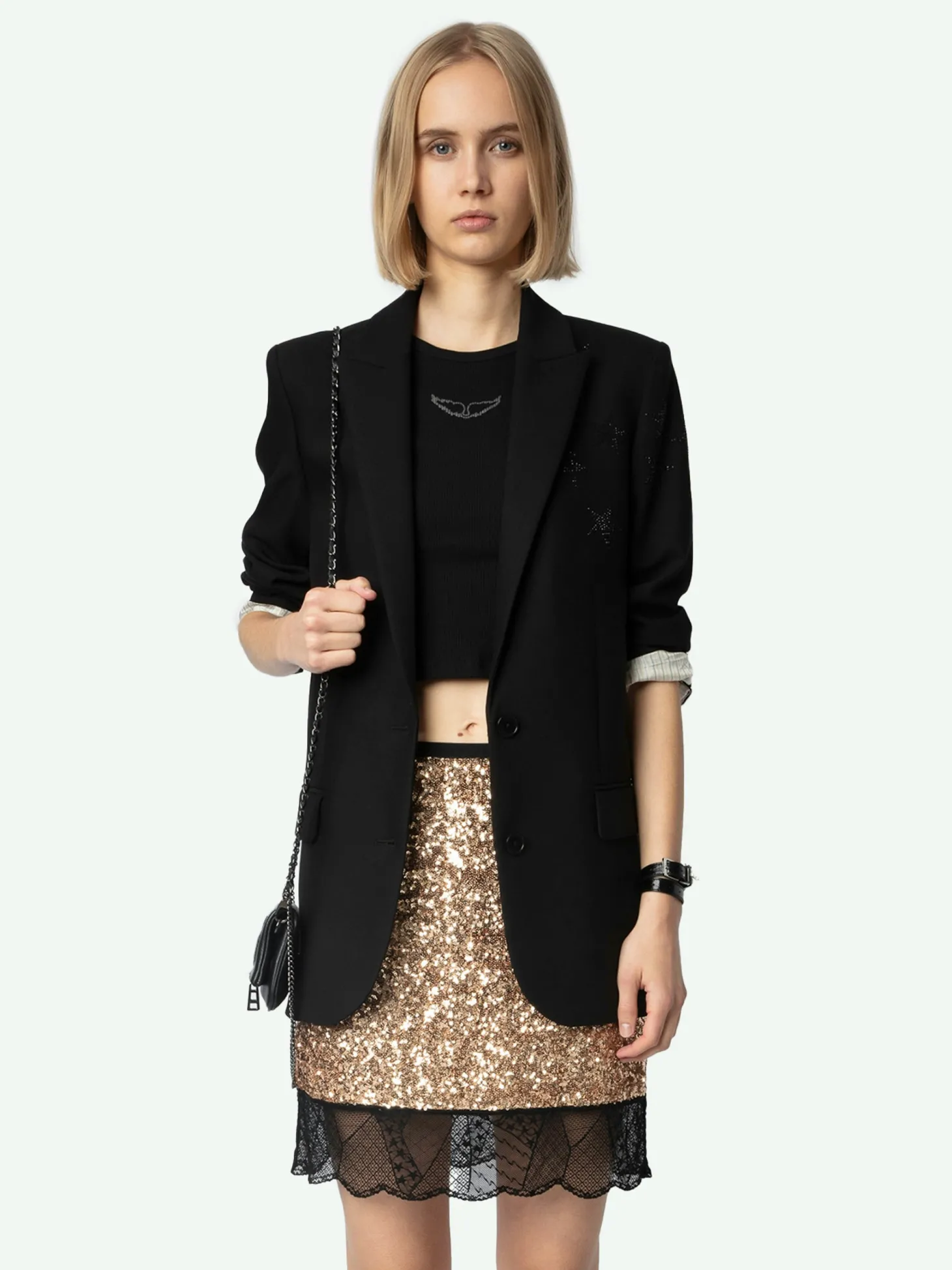 Cheap Zadig & Voltaire Justicias SkirtNEW Gold