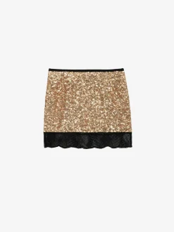 Cheap Zadig & Voltaire Justicias SkirtNEW Gold