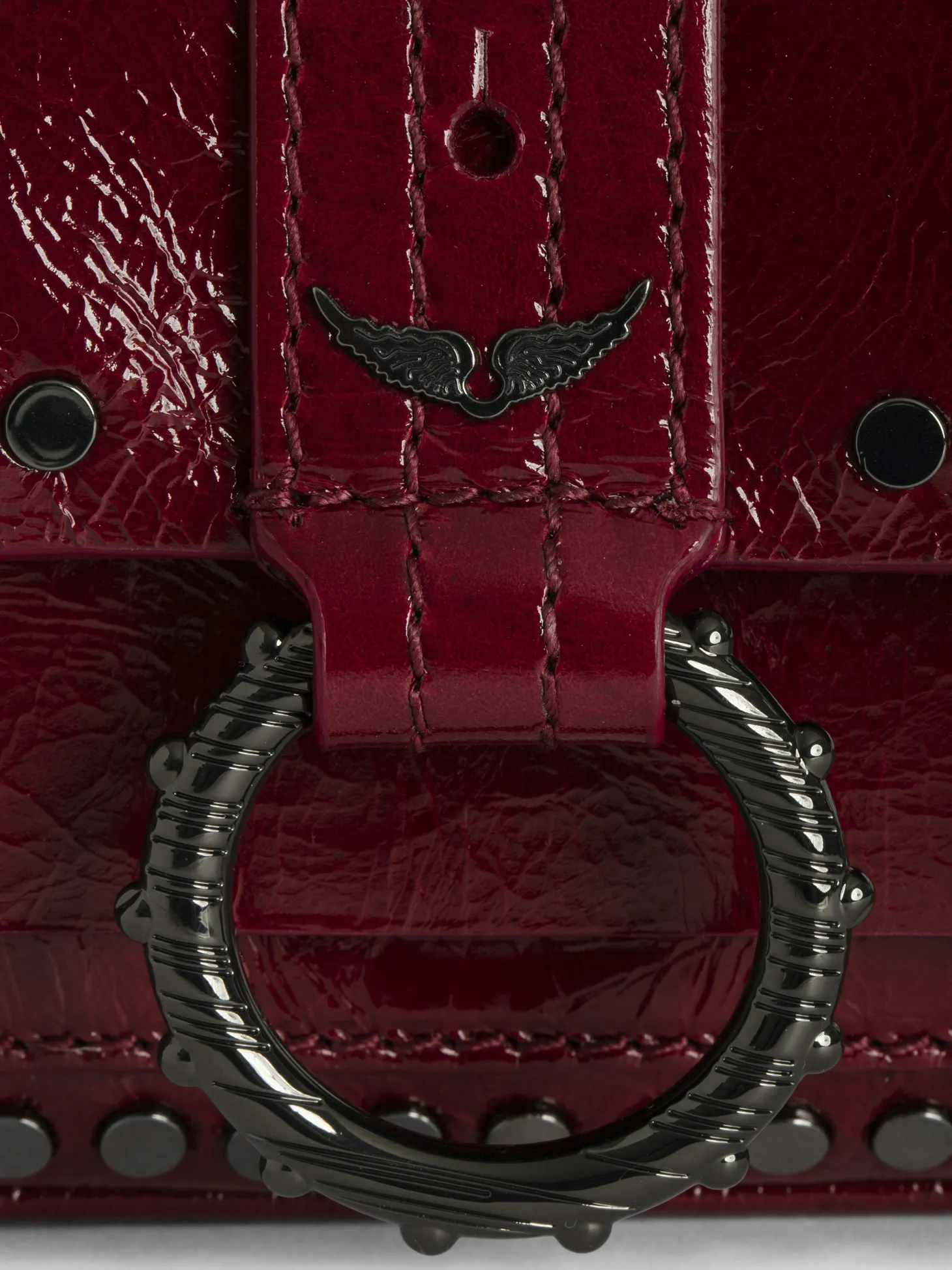 New Zadig & Voltaire Kate Wallet Stud BagNEW Furious
