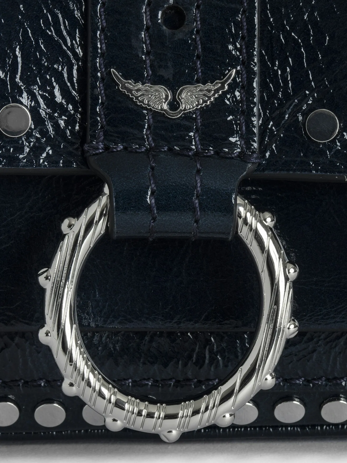 Flash Sale Zadig & Voltaire Kate Wallet Stud BagNEW Ink