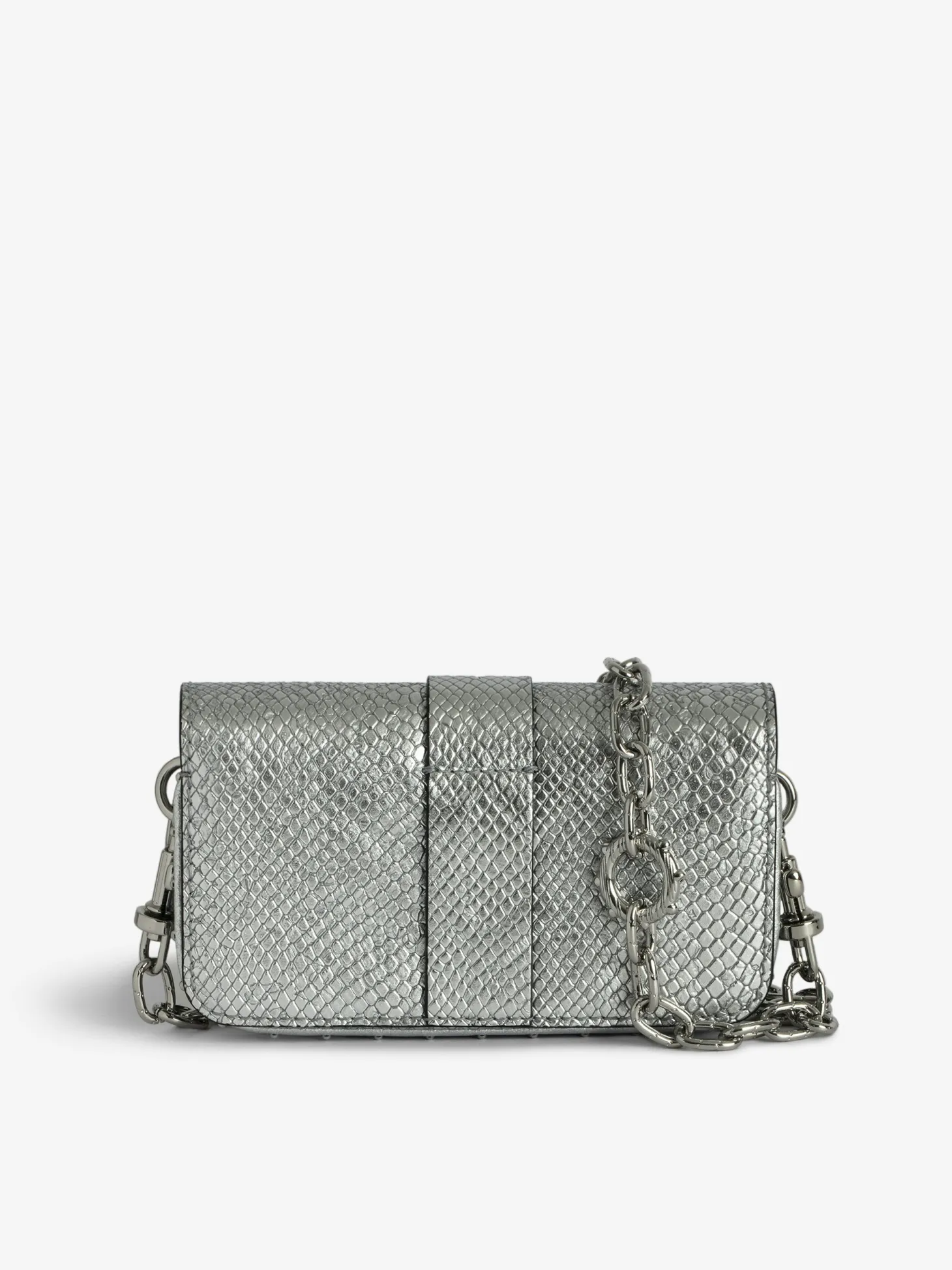 Cheap Zadig & Voltaire Kate Wallet Wild BagNEW Silver