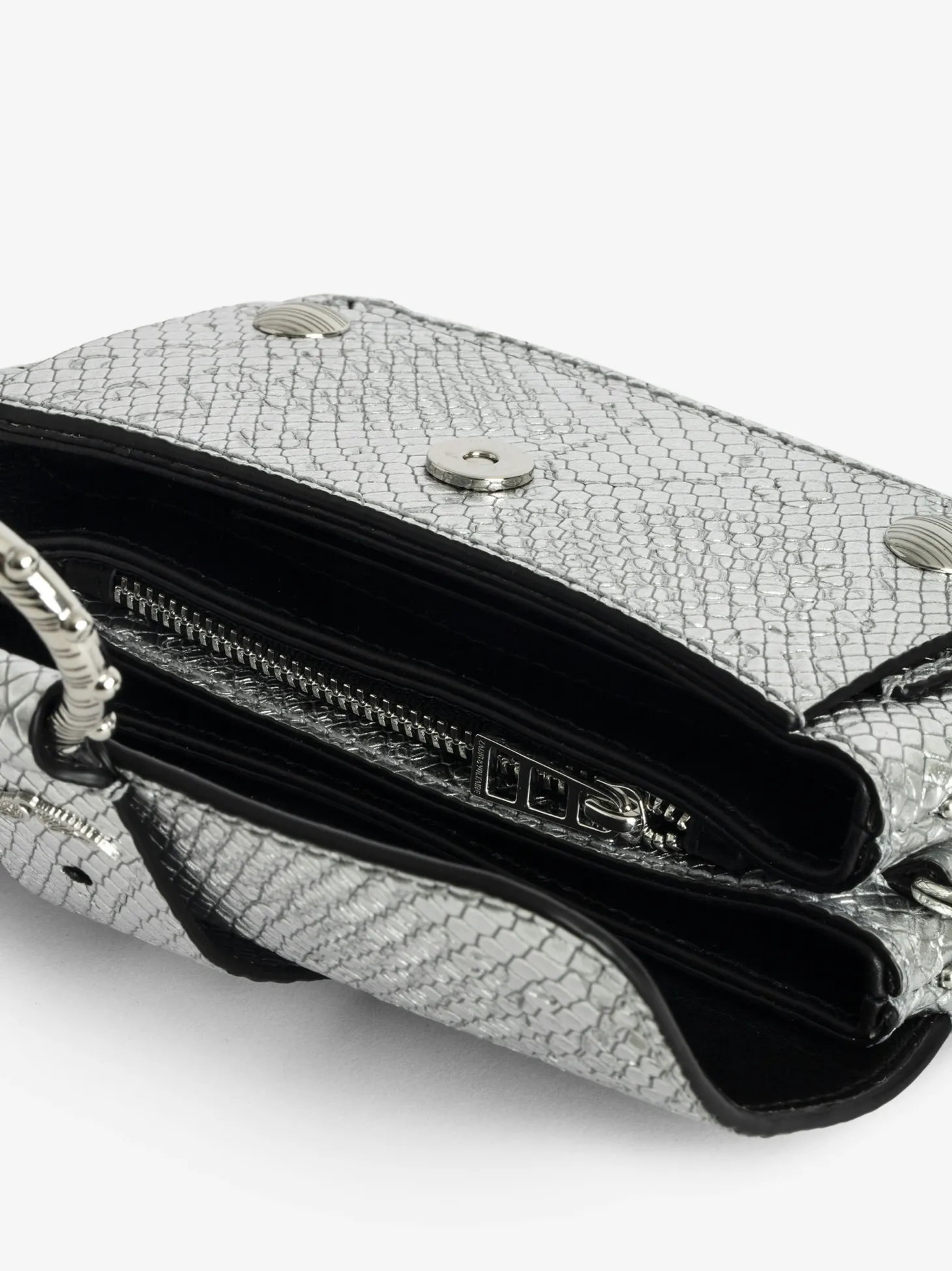 Cheap Zadig & Voltaire Kate Wallet Wild BagNEW Silver