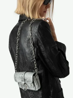 Cheap Zadig & Voltaire Kate Wallet Wild BagNEW Silver