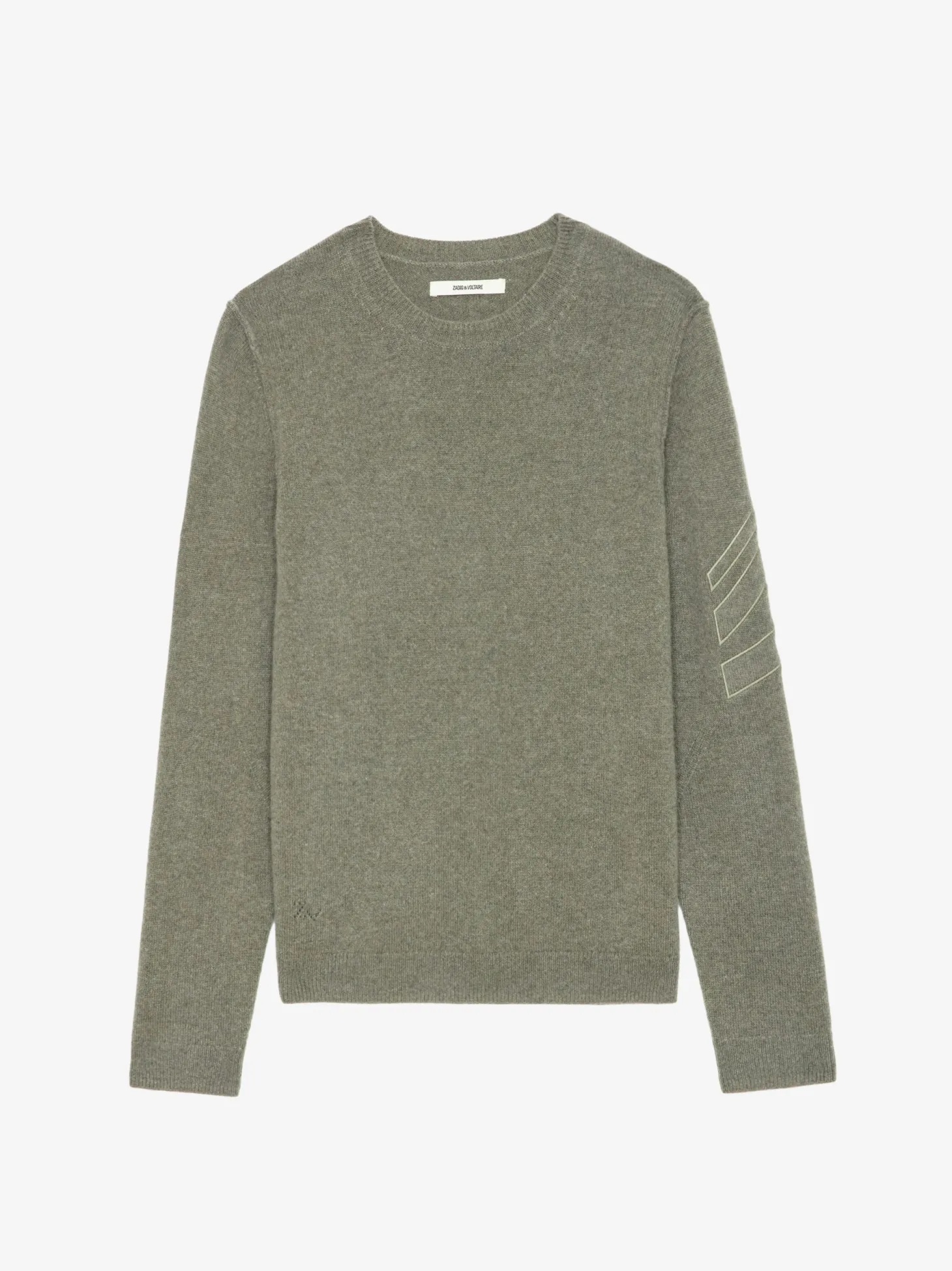 Best Zadig & Voltaire Kennedy Arrow Cashmere Sweater Kaki