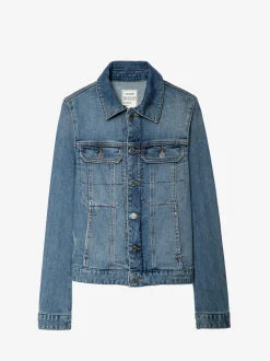 Store Zadig & Voltaire Kioky Denim Jacket Blue