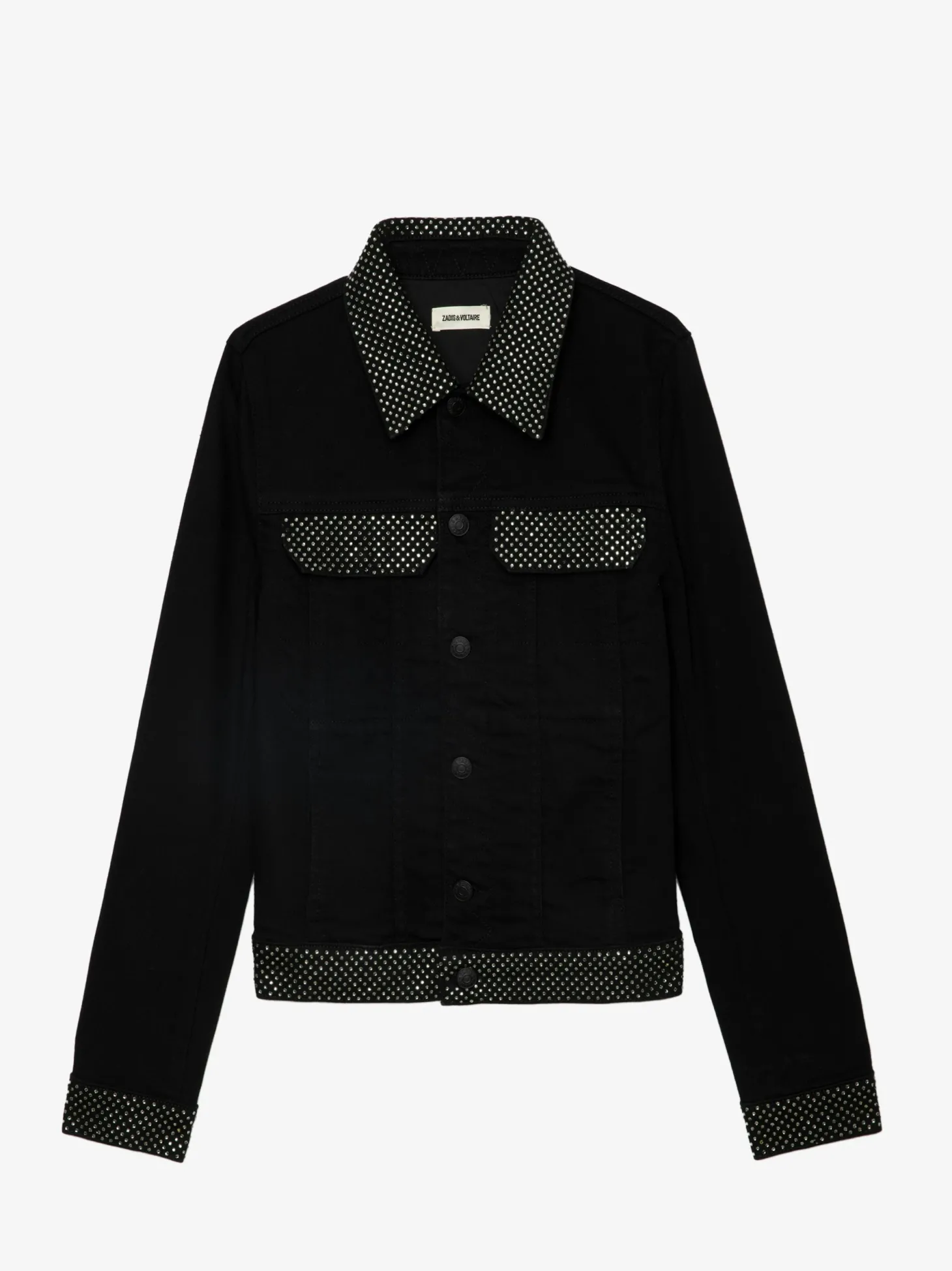 Clearance Zadig & Voltaire Kioky Denim JacketNEW Black