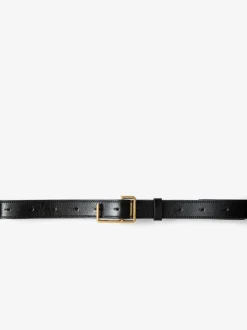 Shop Zadig & Voltaire La Cecilia Obsession Belt Black