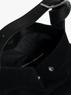 Shop Zadig & Voltaire Le Cecilia Hobo Bag Black