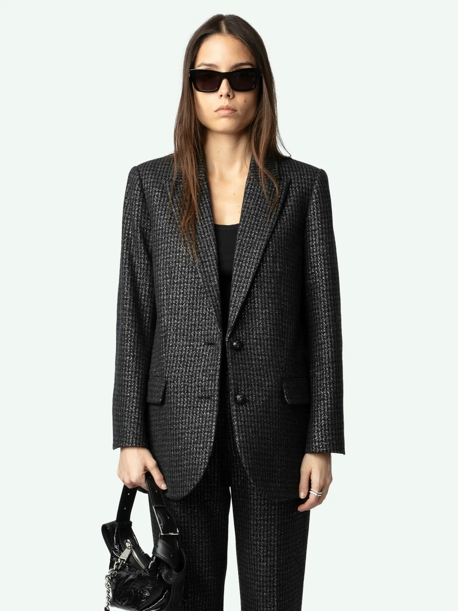Shop Zadig & Voltaire Le Cecilia XS Bag Black