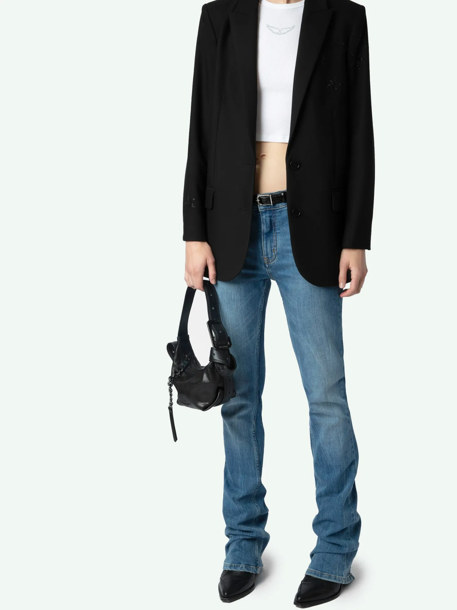Discount Zadig & Voltaire Le Cecilia XS Bag Black