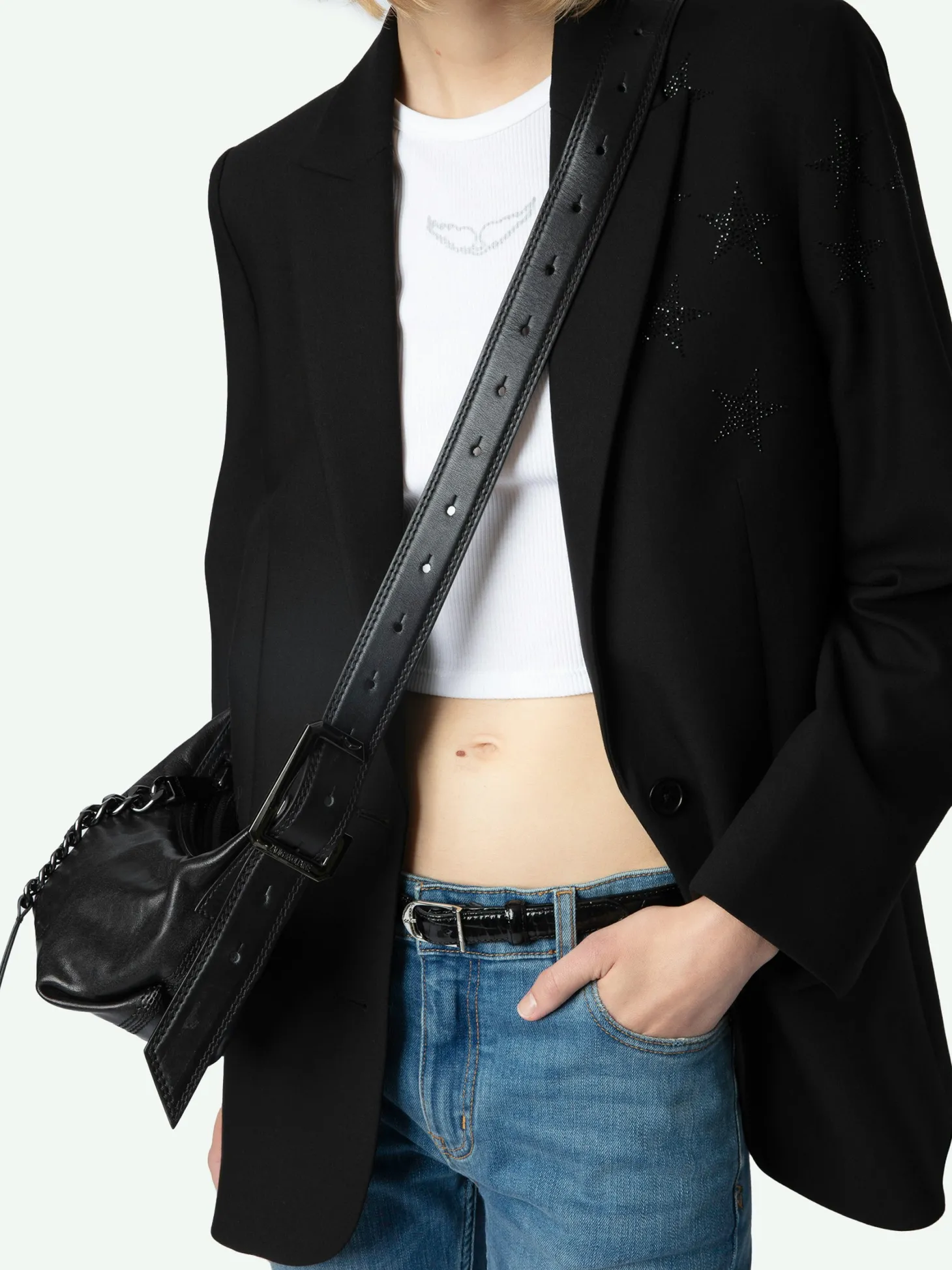 Discount Zadig & Voltaire Le Cecilia XS Bag Black