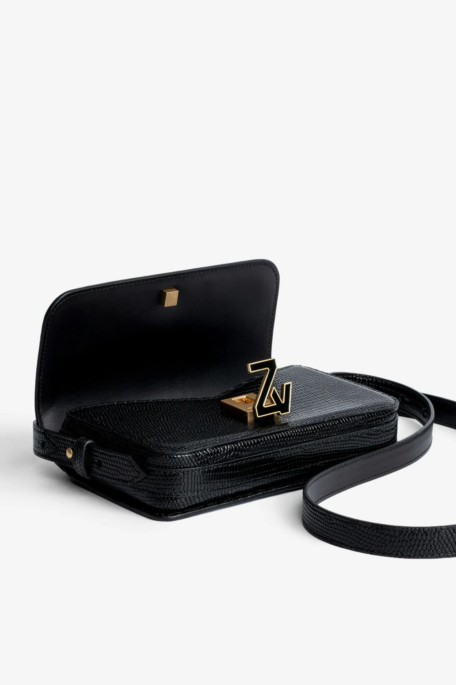 Discount Zadig & Voltaire Le Mini ZV Initiale BagICONIC Black