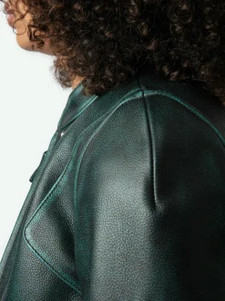Clearance Zadig & Voltaire Loupa Leather Jacket Peaks