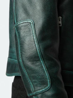 Clearance Zadig & Voltaire Loupa Leather Jacket Peaks