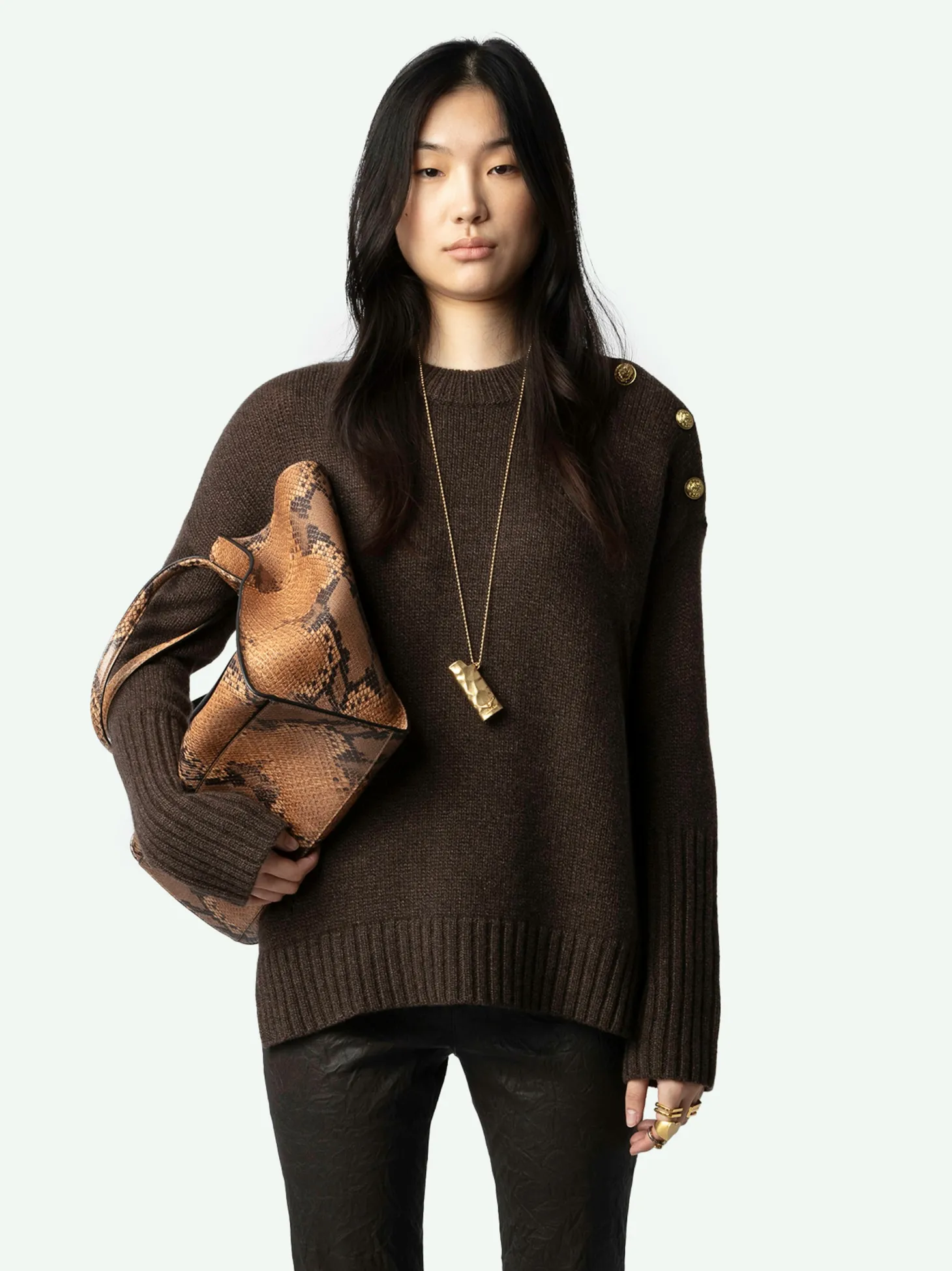 Shop Zadig & Voltaire Malta Cashmere SweaterNEW Land