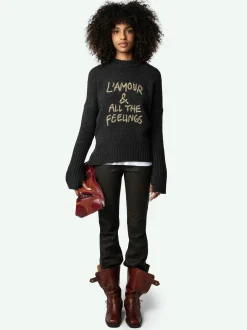 Cheap Zadig & Voltaire Malta Sweater Anthracite