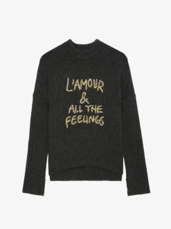 Cheap Zadig & Voltaire Malta Sweater Anthracite
