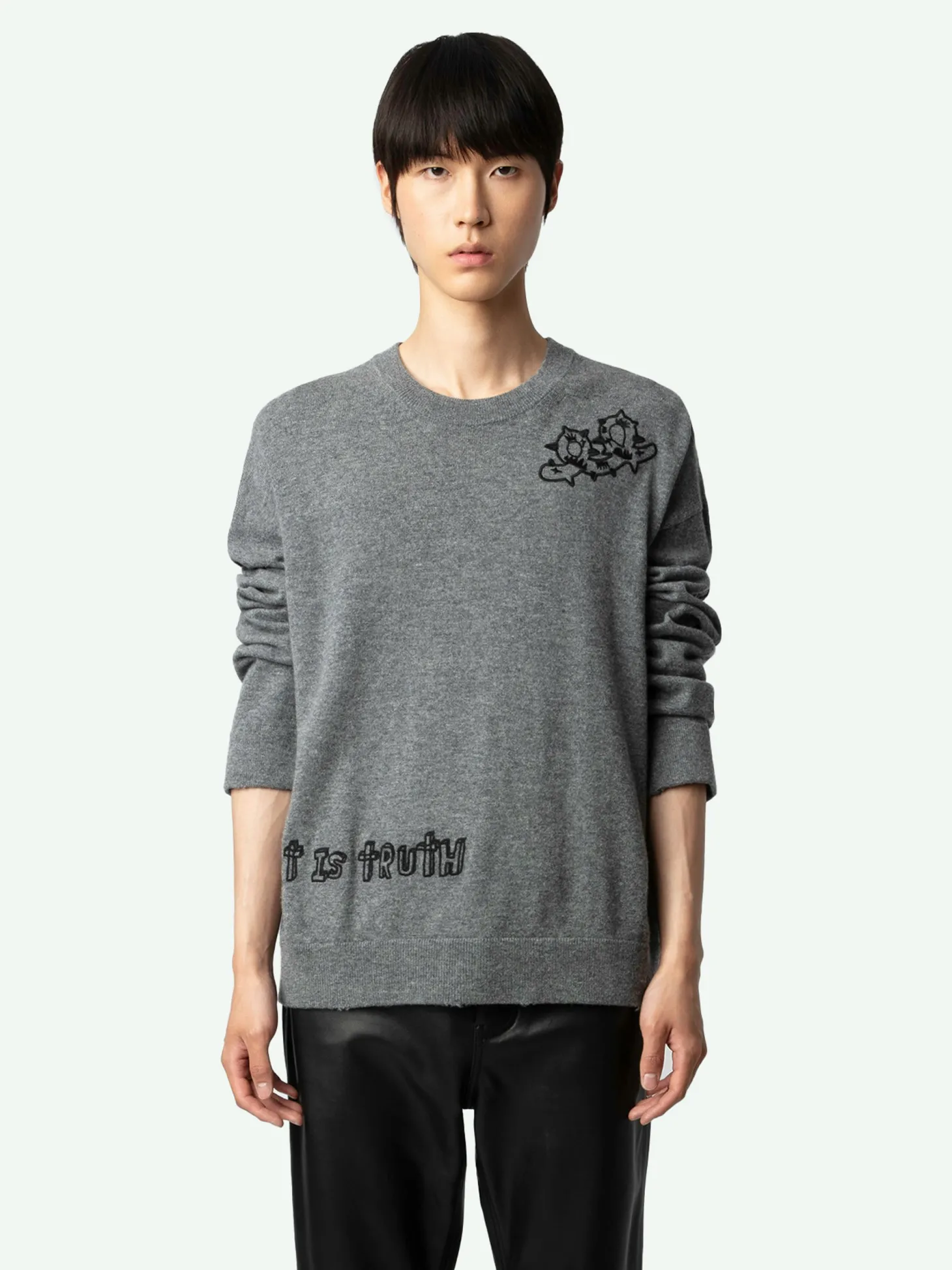 Store Zadig & Voltaire Marko Sweater Grismoyen