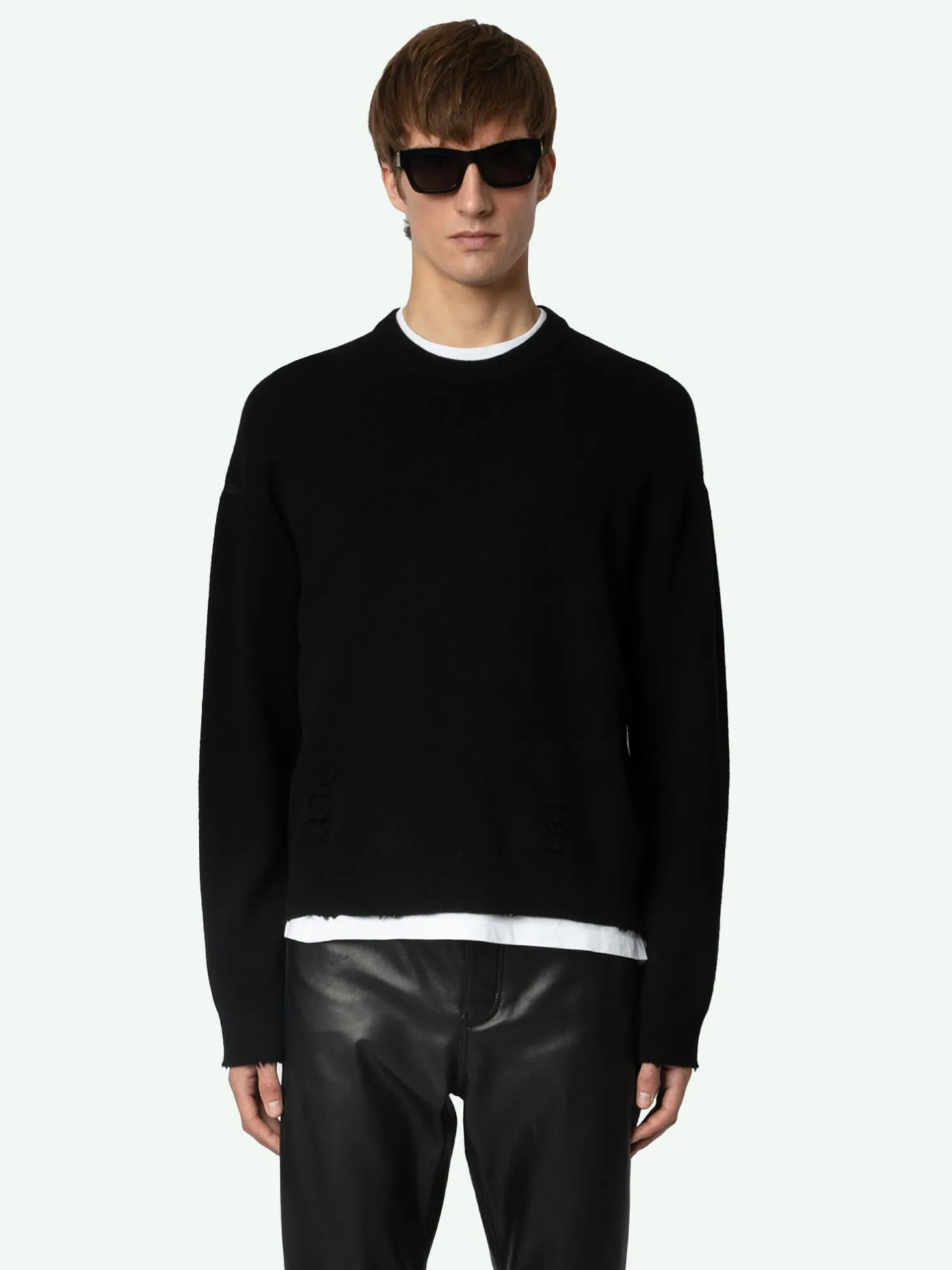 Best Sale Zadig & Voltaire Marko Wool Sweater Black