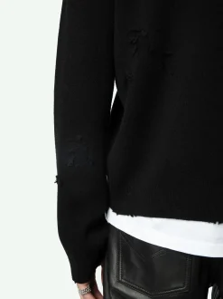 Best Sale Zadig & Voltaire Marko Wool Sweater Black