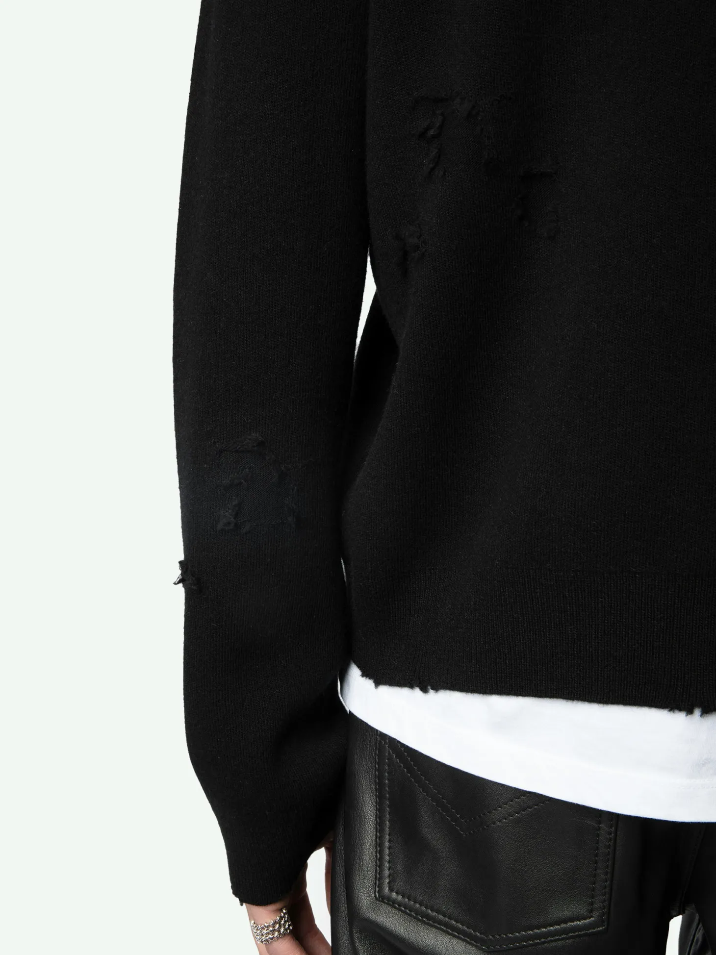 Best Sale Zadig & Voltaire Marko Wool Sweater Black