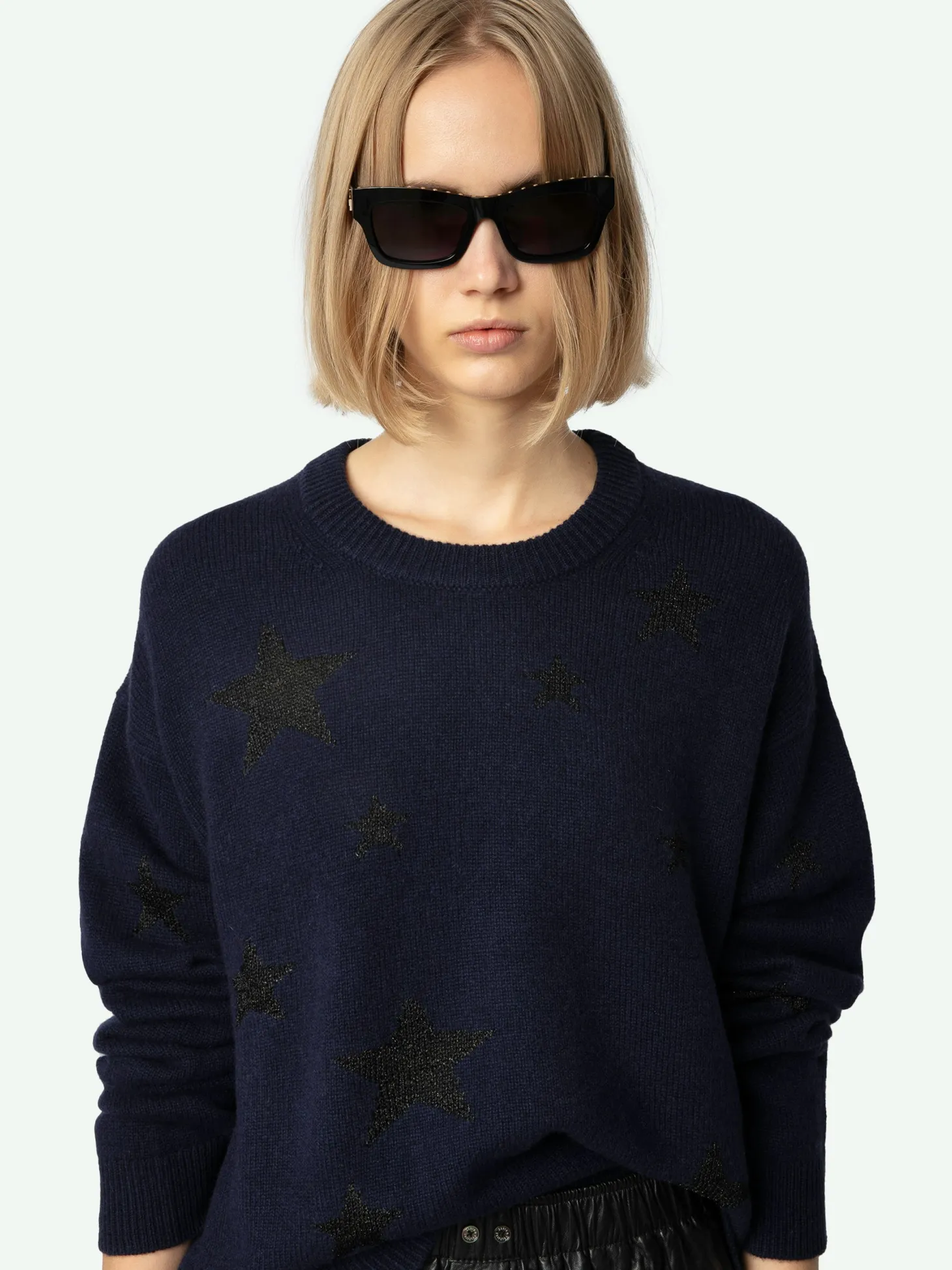 Cheap Zadig & Voltaire Markus Cashmere SweaterNEW Encre