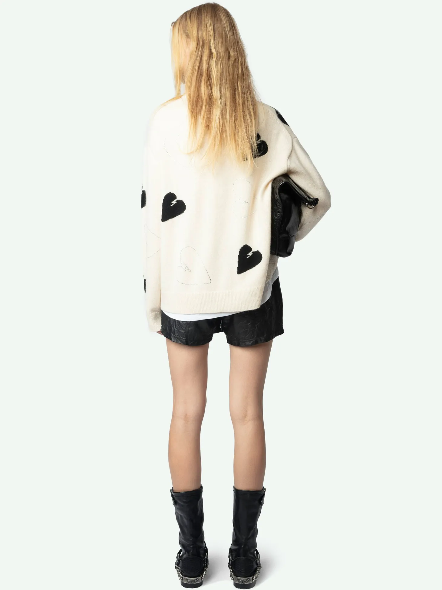 Flash Sale Zadig & Voltaire Markus Cashmere SweaterNEW Ecru