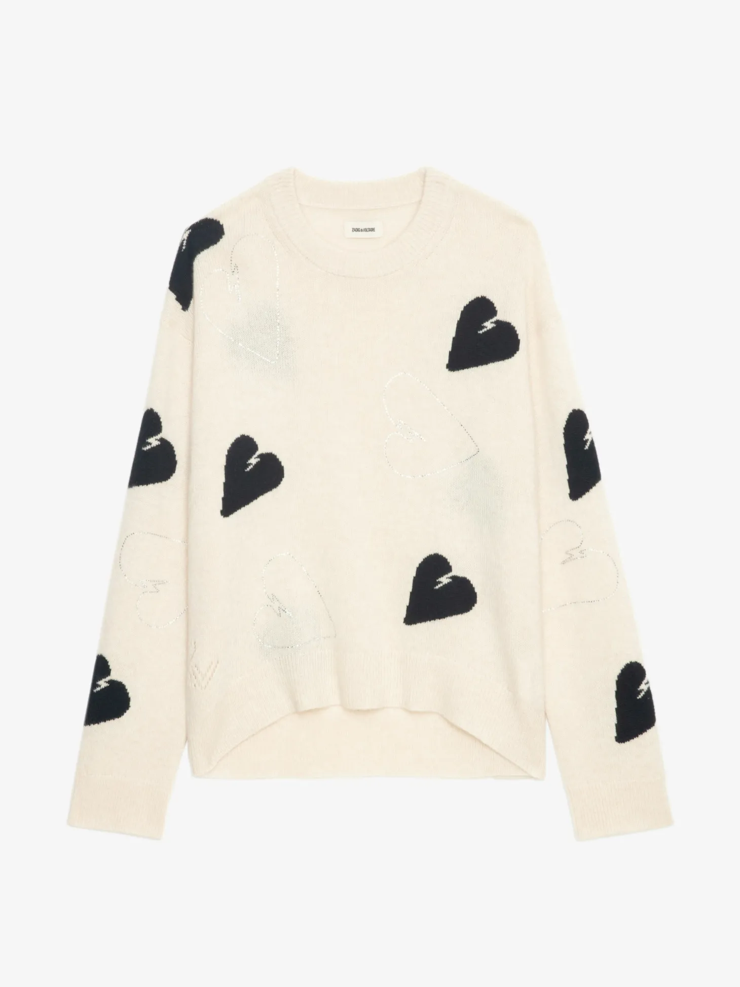 Flash Sale Zadig & Voltaire Markus Cashmere SweaterNEW Ecru