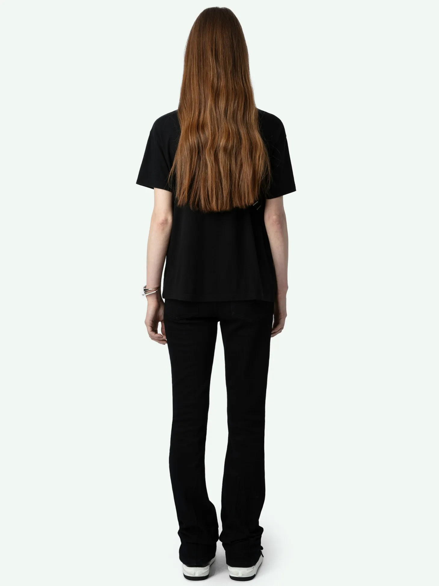 Store Zadig & Voltaire Marta Diamante Wings T-shirt Black