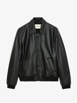 Cheap Zadig & Voltaire Mate Leather JacketNEW Black
