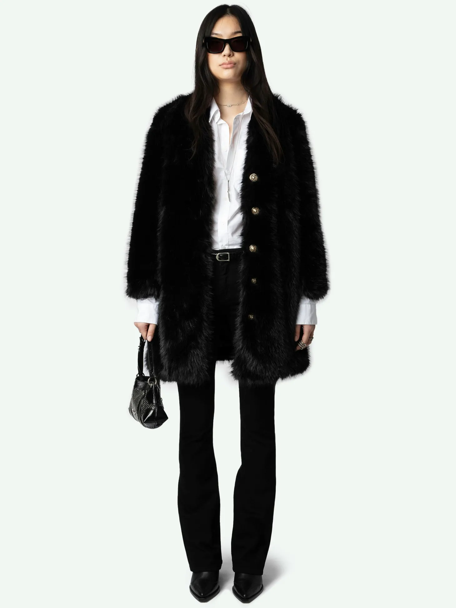 Cheap Zadig & Voltaire Milas CoatNEW Black
