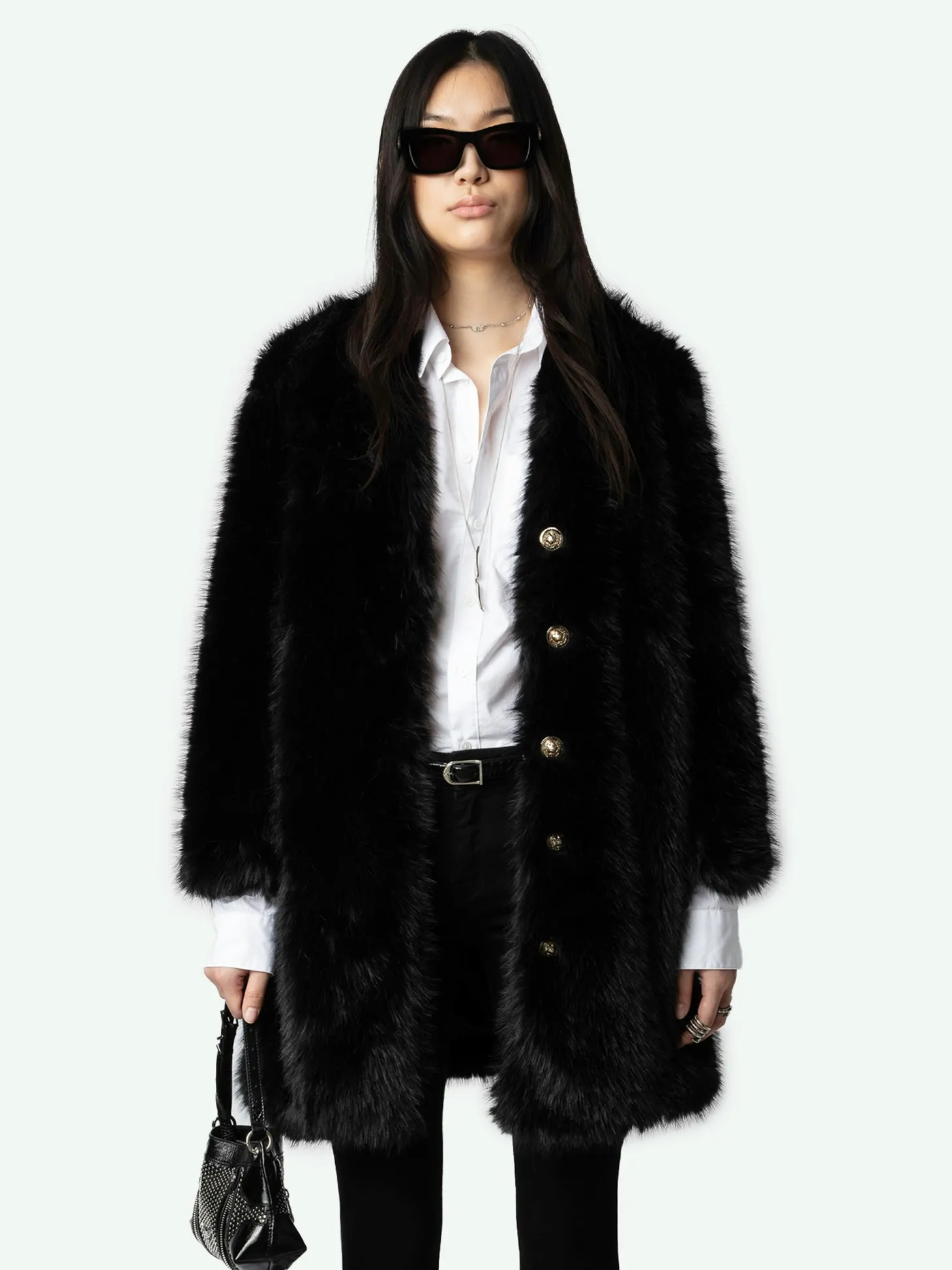 Cheap Zadig & Voltaire Milas CoatNEW Black