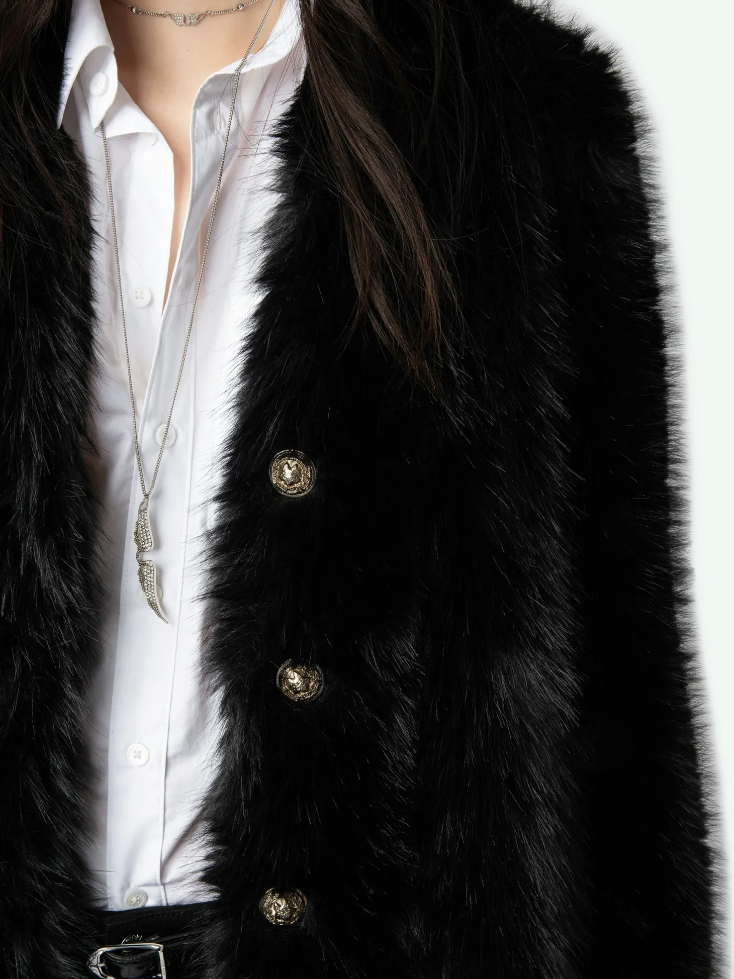 Cheap Zadig & Voltaire Milas CoatNEW Black