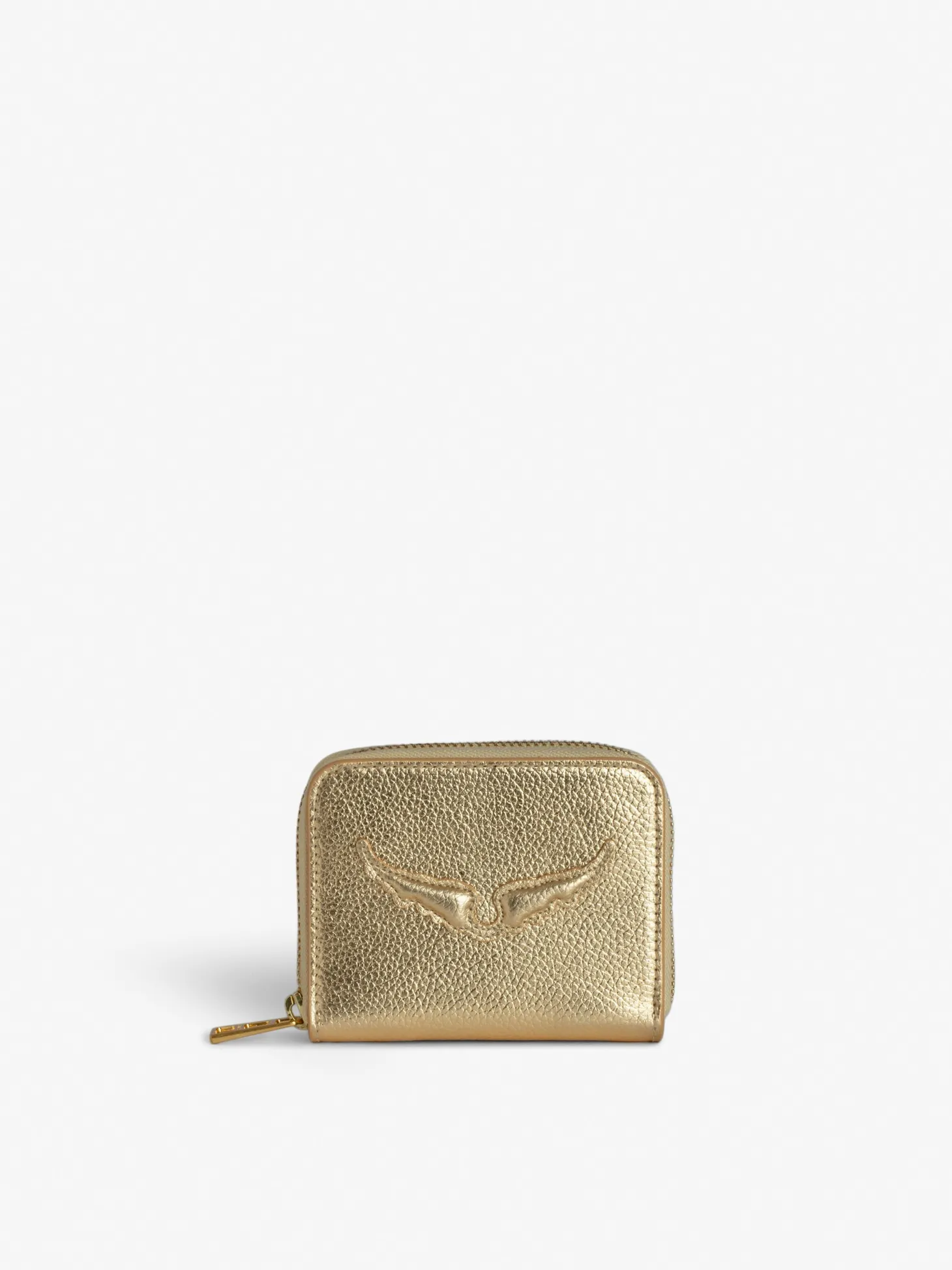 Hot Zadig & Voltaire Mini ZV Coin Purse Gold