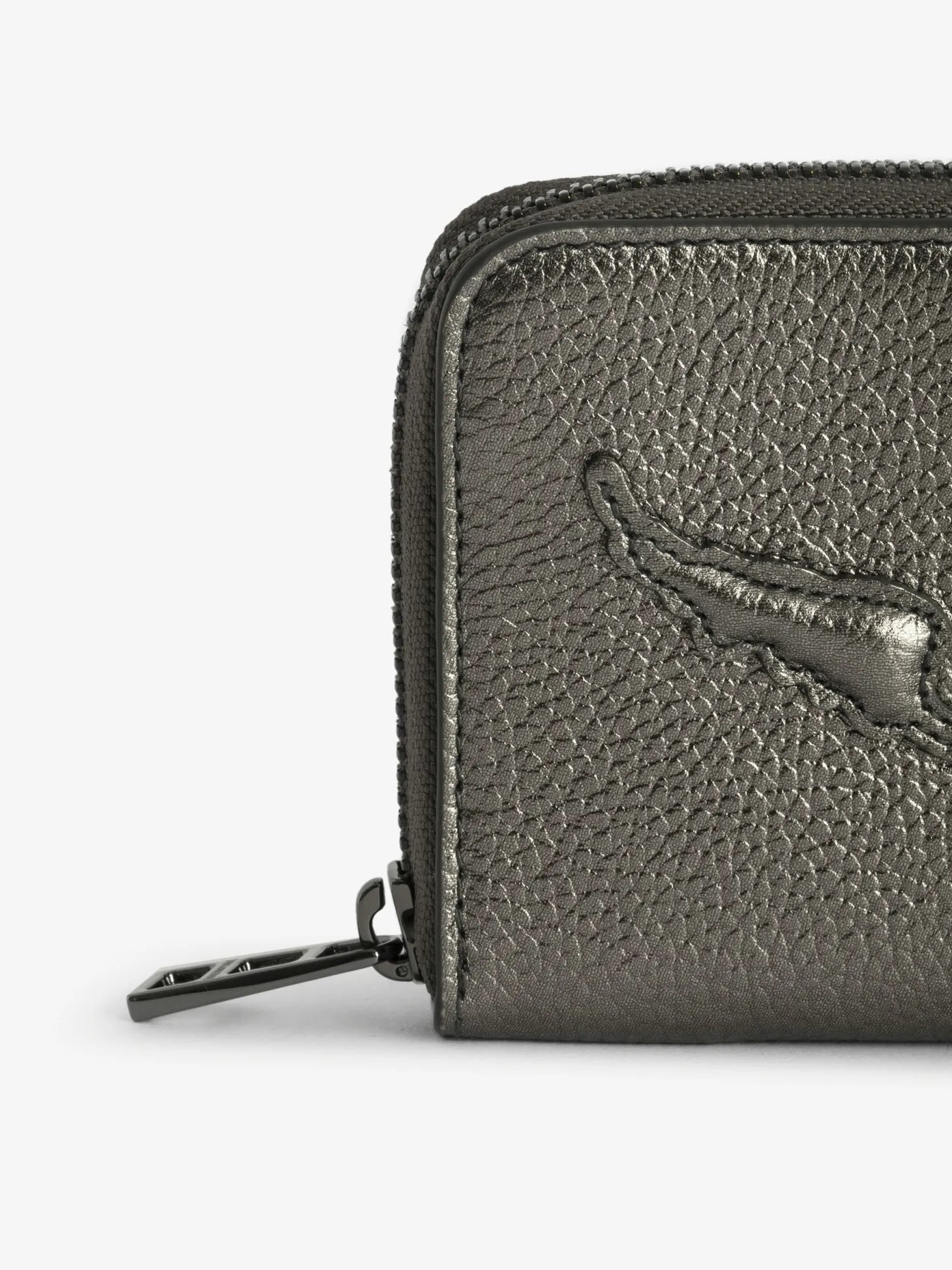 Online Zadig & Voltaire Mini ZV Coin PurseNEW Gun