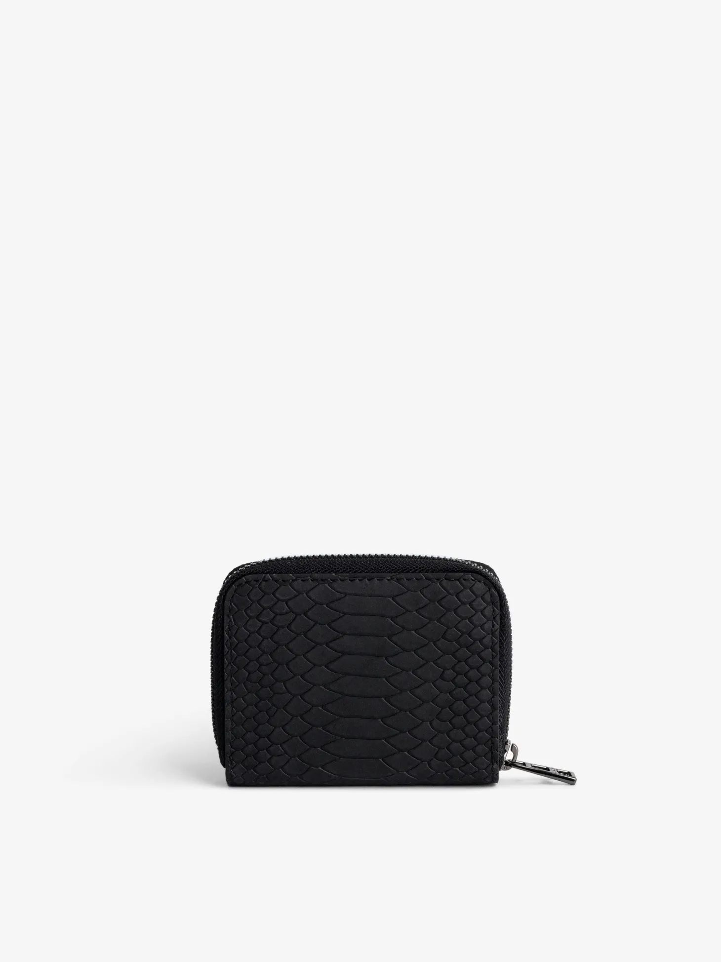 Hot Zadig & Voltaire Mini ZV Soft Savage WalletICONIC Black