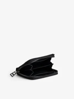 Hot Zadig & Voltaire Mini ZV Soft Savage WalletICONIC Black