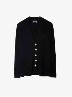 Outlet Zadig & Voltaire Mirka Jewelled Cashmere CardiganICONIC Black