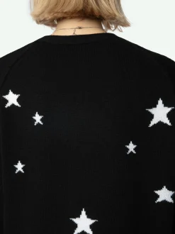 Discount Zadig & Voltaire Mirka Stars Cashmere CardiganICONIC Black