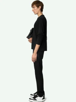 Hot Zadig & Voltaire Monasti Henley T-shirt Black
