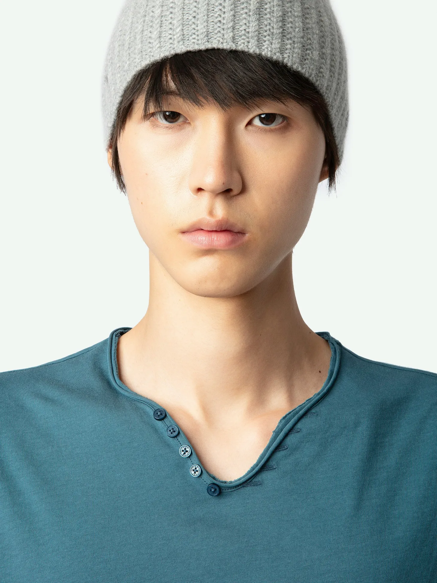 Sale Zadig & Voltaire Monastir Henley T-shirtNEW Steller