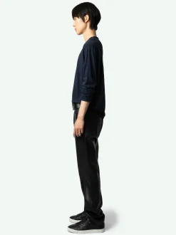 Best Sale Zadig & Voltaire Monastir Henley T-shirtNEW Agathe